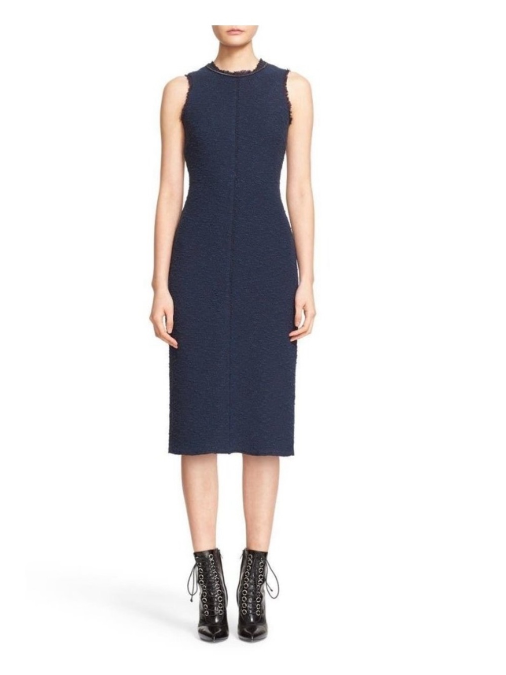 Rebecca Taylor Bouclé Tweed Sheath Dress Size 8